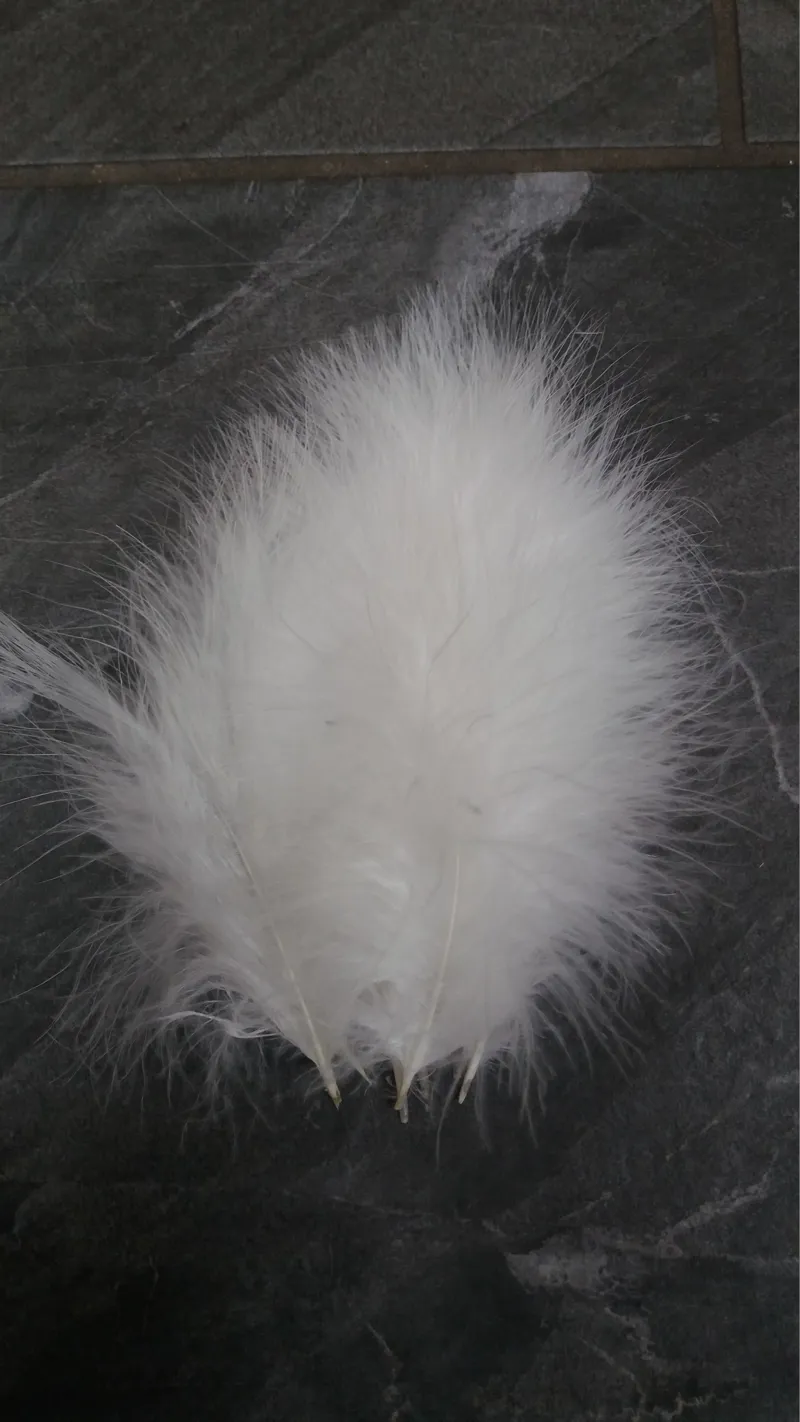 Flybox Premium Marabou White-2